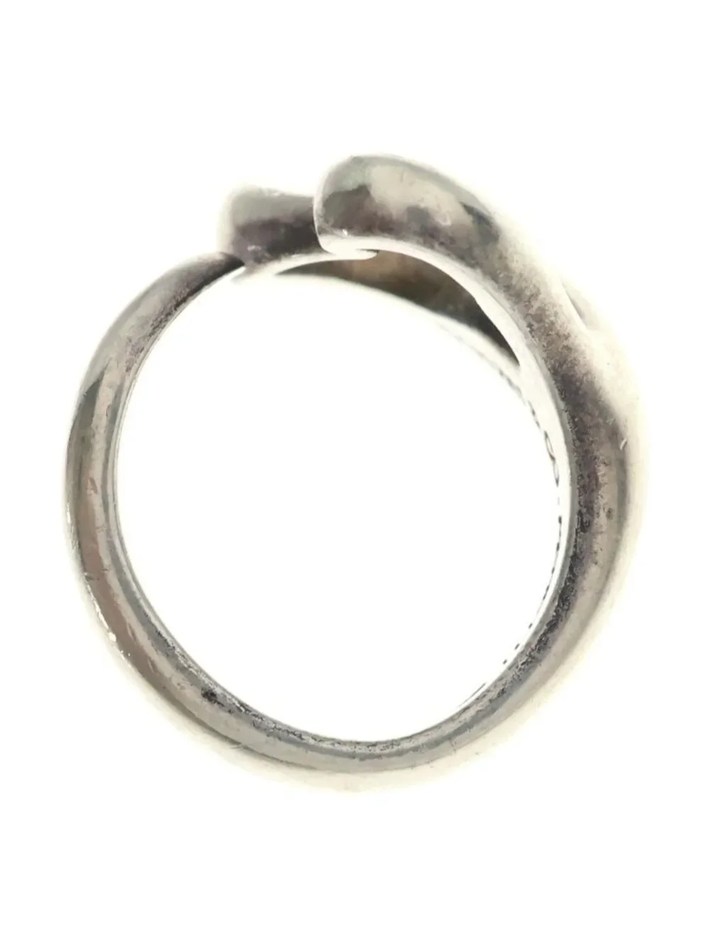 Tiffany & Co Open Heart Ring Silver